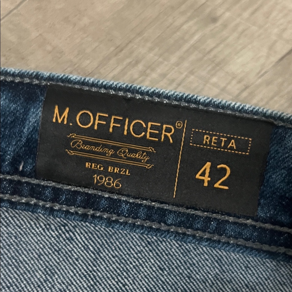 Classic Indigo Men's Straight Jeans - Picture 2 of 3